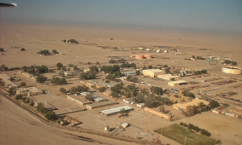 حقل آمال النفطي من الجو