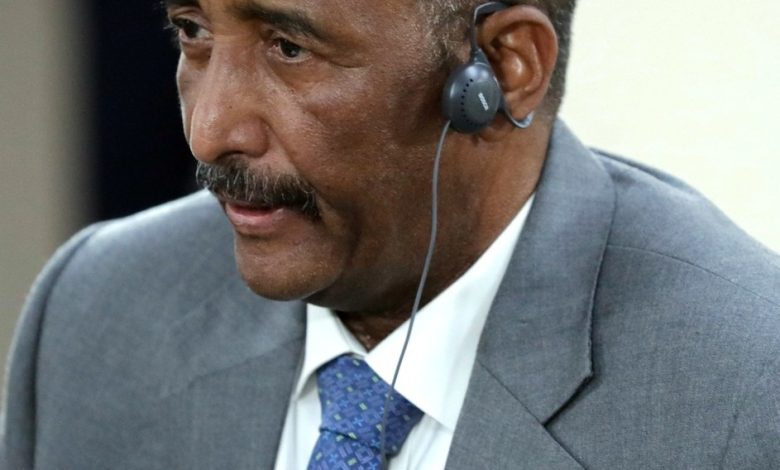 رئيس مجلس السيادة السوداني عبد الفتاح البرهان